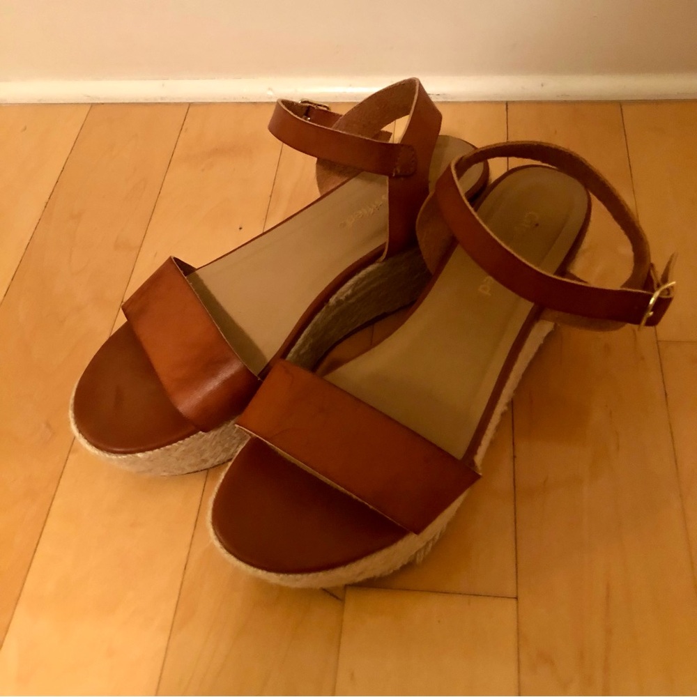 Cityclassified Brown Espadrille Sandals